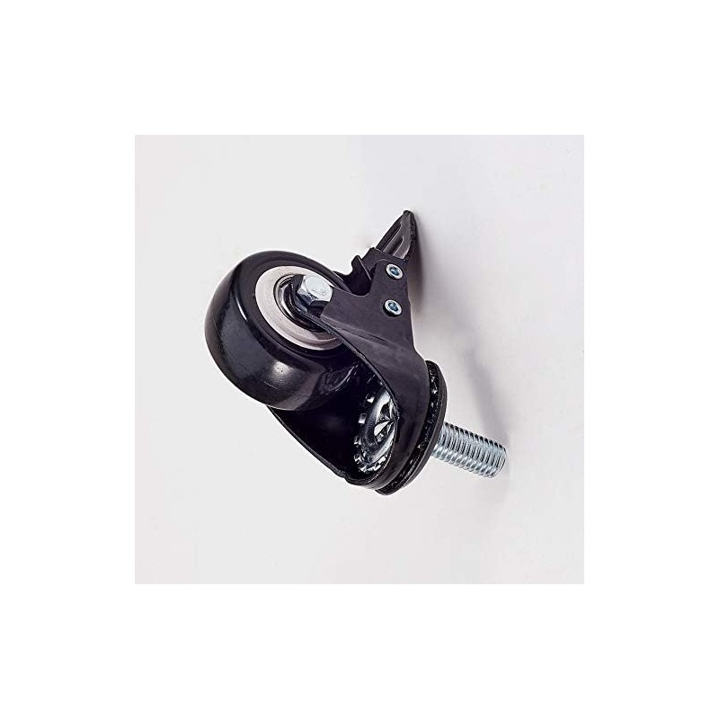 Swivel Caster Wheels 2" PU 360 Degree Caster Wheel Threaded