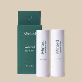 Anjumain Minted Waterful Shea Butter Lip Balm (2 packs) 8g × 1 / 민티드 워터풀 시어버터 립밤 (2개입) 8g × 1개