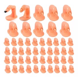 Yuki 50 Pzs Dedos Para Uñas Practica Diseños Muestrario Sin Uñas