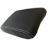 Kar Designers White Stitch Real Leather Center Console Lid Armrest