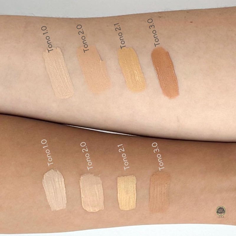 Base-corrector Skin Smoothie CEIBA (Tono 1.0 Base clara (subtono neutro),