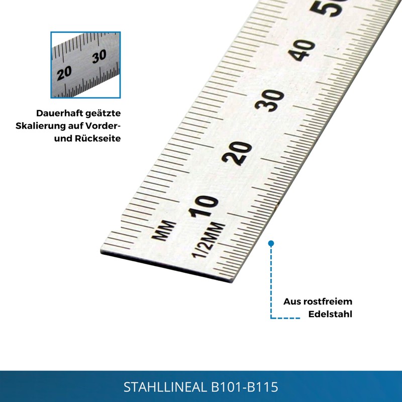 Steel Ruler 15 cm
