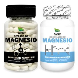 Pack Citrato De Magnesio Y Glicinato De Magnesio, Premium