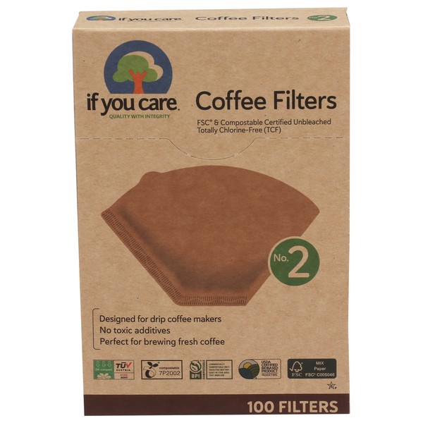 IF You Care Coffee Filters No 2 100filt (Pack of 1)