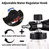 FENG PAI Foam Cannon for Pressure Washer with Dual-connector Accessory,