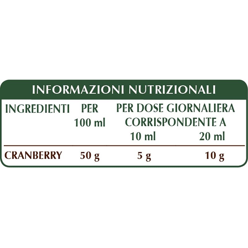 Dr Giorgini Cranberry Estratto Integrale - 200 ml