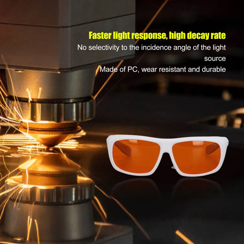 Laser Safety Goggles Plastic Eye Protection Glasses for Fiber Optic