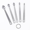 5PCS Mini Measuring Spoons Set Stainless Steel Small Tablespoon Teaspoon