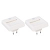 2 Pcs Plug in Night Light Mini Motion Sensor Night