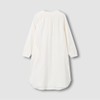 자주 JAJU [JAJU] Women's Double Cloth Shirred Pajama Dress -