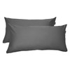 Schiesser Ella Cushion Cover Set, 2-Piece Set, Plain, Satin, 100%