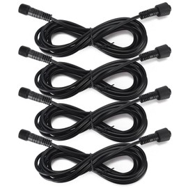 ZONECONA 4PCS 36 inch 4-Pin RGB Rock Lights Extension Wire Cable Cord for 6/8/12Pods Metal Dream Color Chasing LED Rock Lights, Underglow Neon Lights Multicolor 12v Waterproof for Truck Jeep ATV