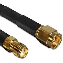 Delock SMA 5 M M/F 5 m SMA SMA SMA CFD200 SMA – coaxial cable, Coaxial Cable, 5 m, MALE/FEMALE)