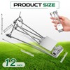 Qualirey 12 Pcs Outdoor Gopher Trap Easy Set Mole Trap