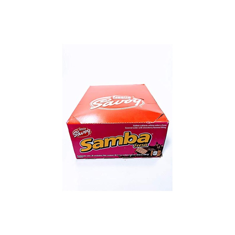 Samba Fresa Strawberry Savoy 20 unit 32 g each