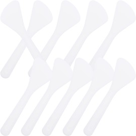 DECHOUS 80pcs Sub-Packing Spoon Cosmetic applicator Spoon Facial Spatula Facial Cream Spoons Spoon Spatula face Spatula Skincare face mask Makeup Spatula Bulk Blade White Mini