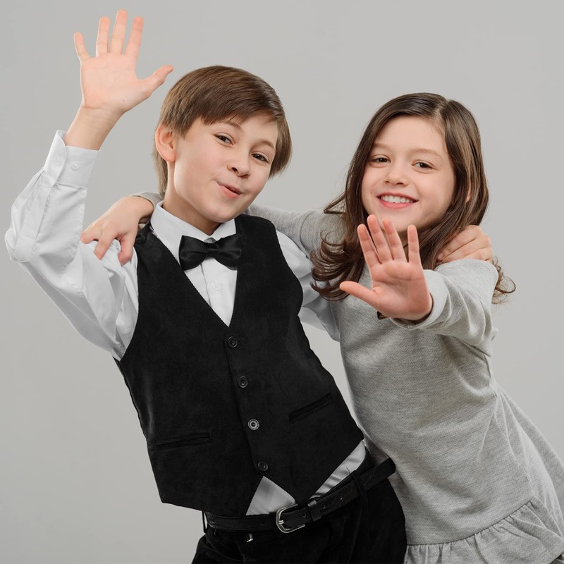 SATINIOR Set of 2 Children's Bow Tie Adjustable Bow Tie