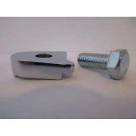 Hot Rod Parts Supply Ford Chrome Steel Distributor Clamp  Hold Down 260 289 302 351W 351C 400 429 460