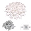 12pcs String Light Clips, Outdoor String Light Rope Strip Brackets
