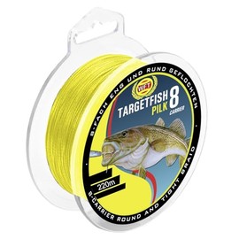 WFT TF8 Pilk Yellow Braided Sea Cord 220 m Diameter / Load Capacity 0.15 mm / 12 kg Load Capacity