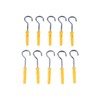 GIVIHGETI Pack of 20 Stainless Steel Screw-In Hooks, Metal Hooks,