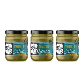 505 Southwestern Craft Salsa 15 Ounce Glass Jars (Pack of 3, Tomatillo)