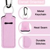 KUKEANVO Chapsticks Holder Keychain for Lipstick, Lip Balm Keychain Holder