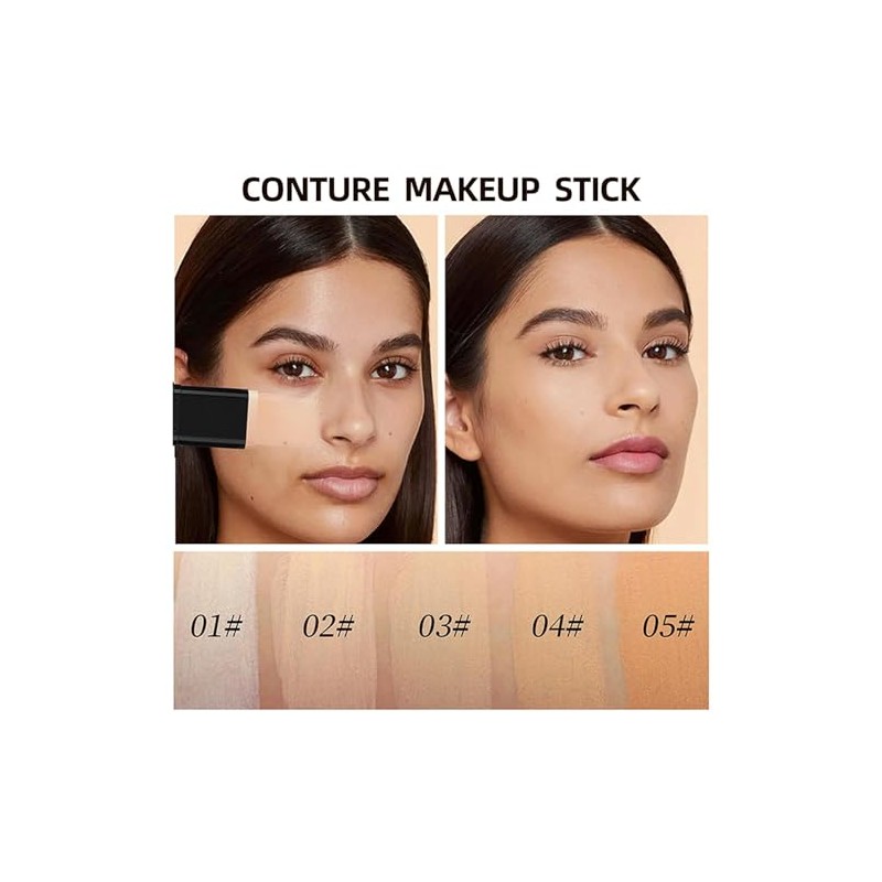 2 In 1 Foundation, Hidratante Y Ligera Con Brocha (Nature)