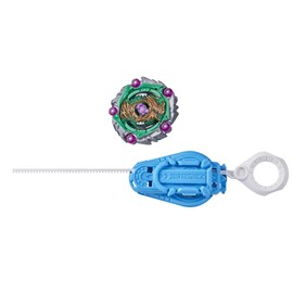 Beyblade F0527 Burst Surge Speedstorm Curse Devolos D6 Spinning Top Starter Pack Balance Type Battling Game Top with Launcher, Toy for Children, Multicoloured, One Size