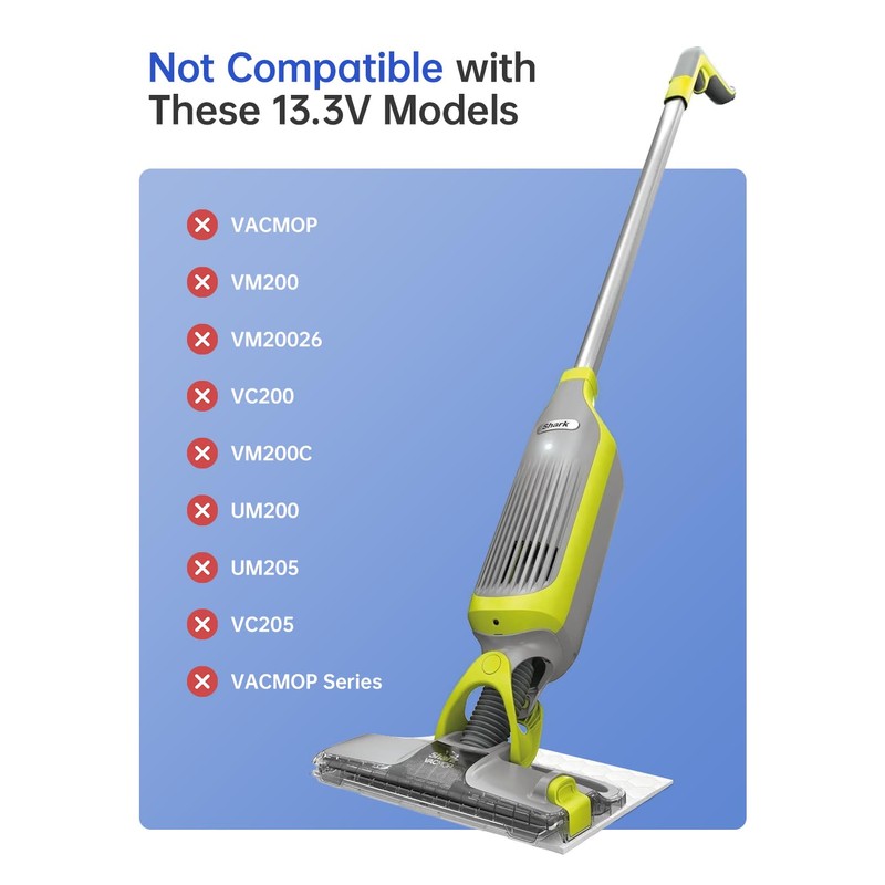 Naubluvo 13.3V Replacement Charger for Shark Cordless Vacuum, Compatible with