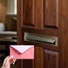 Mail Slot Antique Brass,13Inch Stainless Steel Mail Slot Cover for