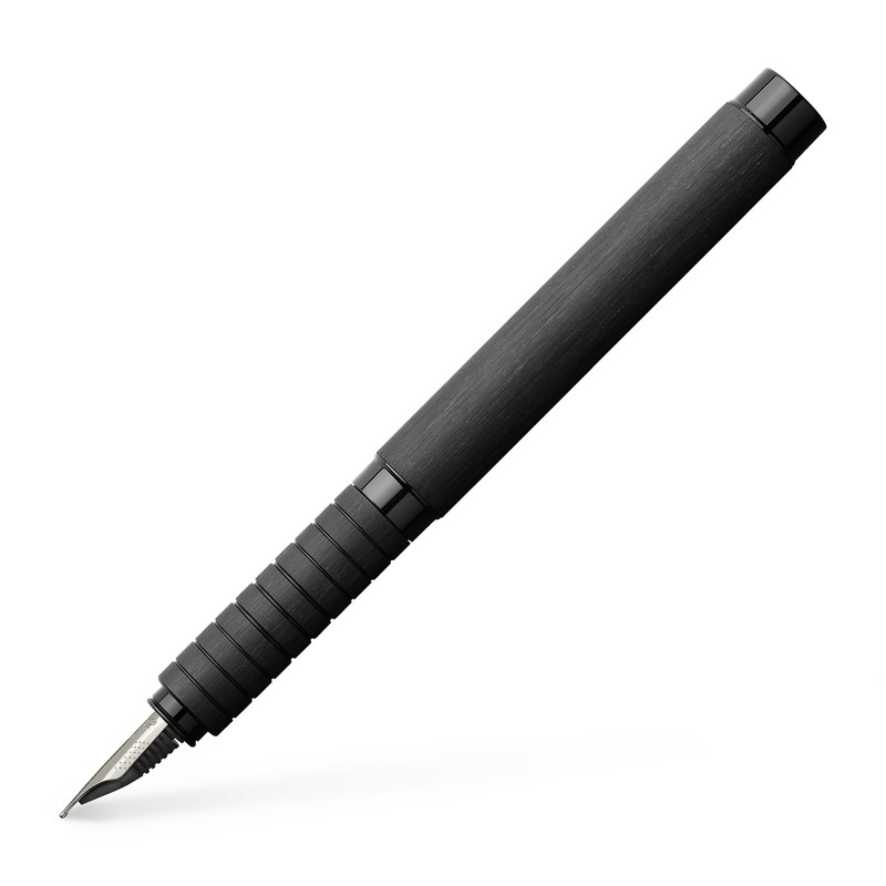 FABER-CASTELL 202189 - Set regalo Essentio alluminio nero, con penna