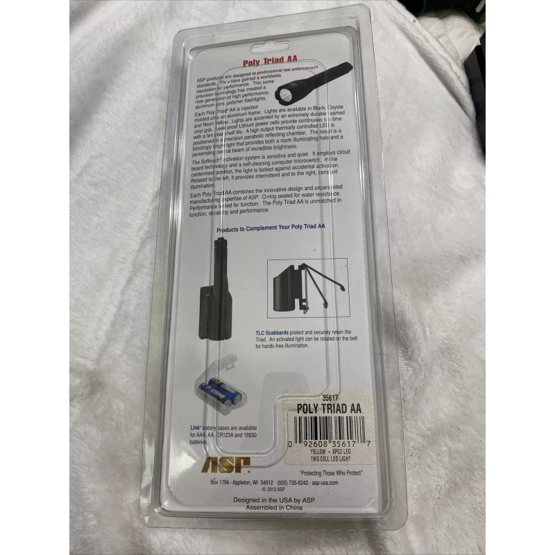 ASP POLY TRIAD AA Flashlight Neon Yellow