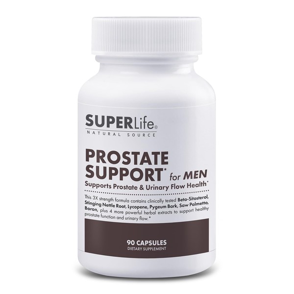 Fresh Start Prostate Support - 3X Strength with Beta Sitosterol, Saw Palmetto, Nettle & Pygeum Bark Extracts | Supports Prostate Health & Normal Urinary Flow | Supplement - 90 Capsules