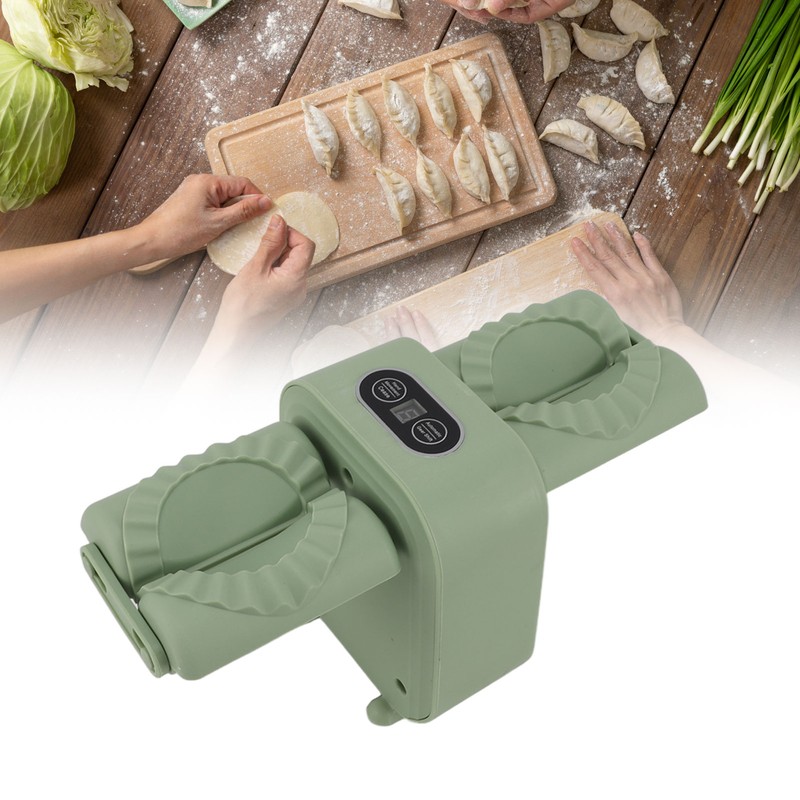 Double Head Automatic Dumpling Maker Mould Electric Dumpling Maker Machine