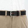 LINDENMANN Men's Leather Belt 40 mm Wide Belt Full Cowhide