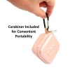 CASEMATIX Rose Gold Earbuds Carry Case fits Sony Truly Wireless