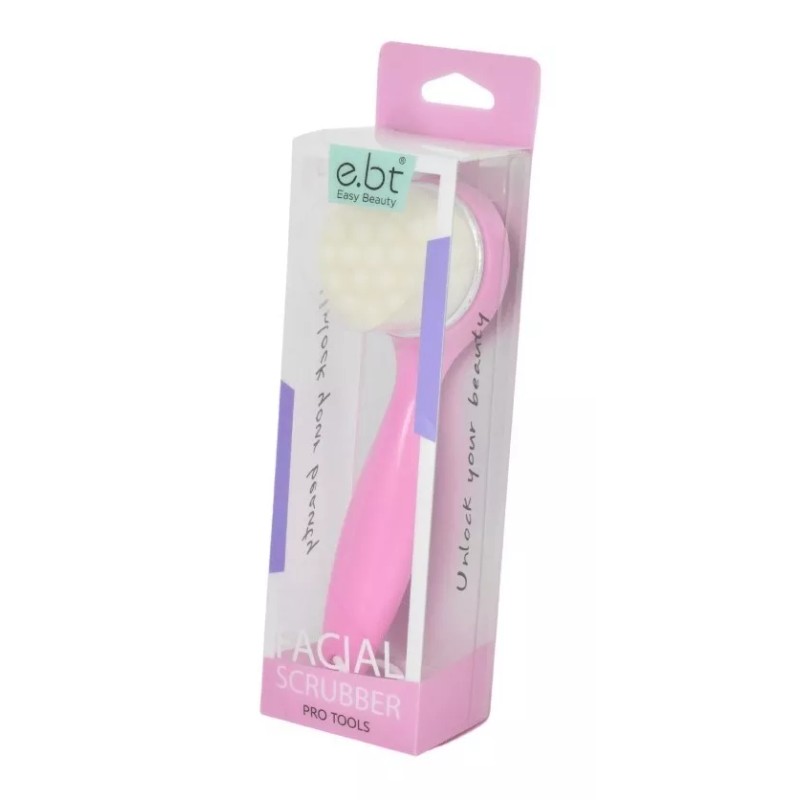 Easy Beauty Cepillo Limpiador Facial Easy Beauty Ergonómico Rosa