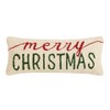 Peking Handicraft 31JES1747C20OB Merry Christmas Hook Pillow, 20-inch Long
