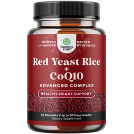 Natures Craft Suplemento de Arroz de Levadura Roja con Coq10: F?rmula