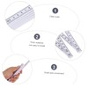 SEWACC 5 Pcs Folding Ruler Flexible Measuring Tool Professional Grade