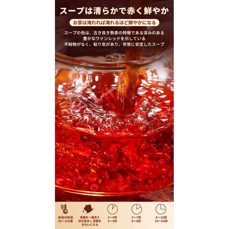 Mature Pu'er Tea, Dark Tea, Aged Scent, Deep Flavor, Mellow