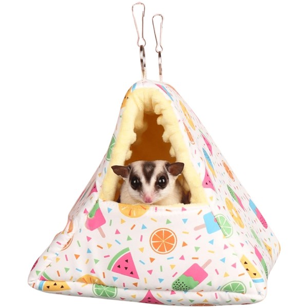 Handmade Cuddle Sack Sleeping Bag Triangle Pouch for Hedgehog Hamster