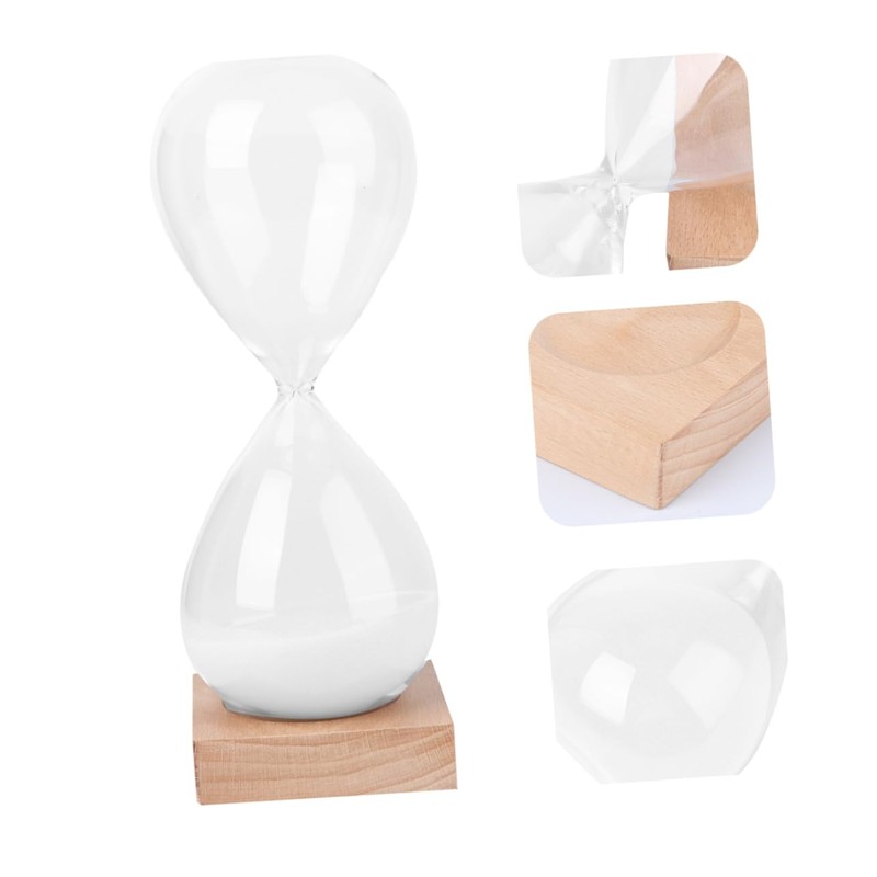CIYODO Transparent Glass Timer Sand Clock for Home Decor Design