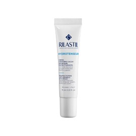 Crema hidratante nutritiva Rilastil Hydrotenseur para el contorno de ojos, triple acción antiedad, antiojeras, antibolsas, efecto rellenador, 15 ml   
