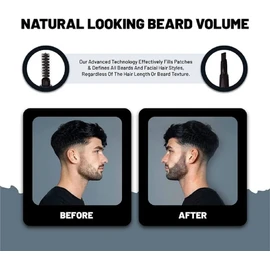 VOID Homme Beard Pencil Filler (Dark Brown, Set of 4) Instant Beard Filler Pen for Thicker Beard, Mens Beard Filling Pen Kit, VOID Beard Filler Pen for Beard Thickener and Waterproof Beard Filler Kit