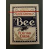 Bee JUMBO index Blue cambric POKER playing cards No.92 Casino