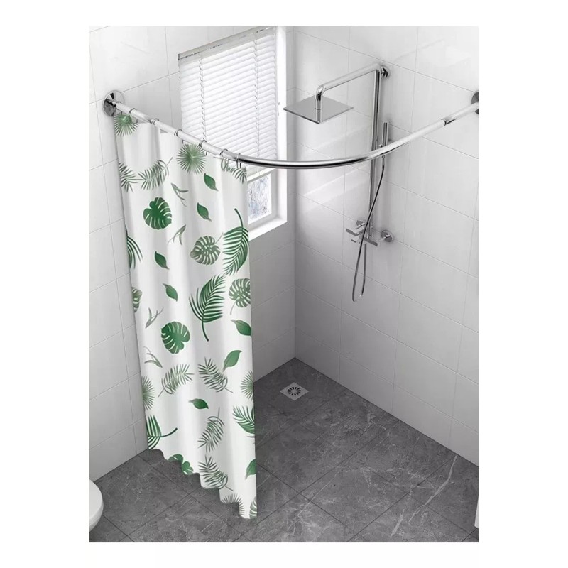 MINI BOXX Cortinas Para Baño Ducha Con Ganchos Impermeable Y