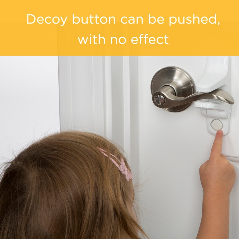 Safety 1st OutSmart Child Proof Door Lever Lock (White), 1
