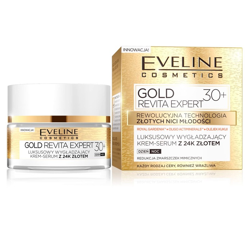 Eveline Gold Lift Luxury Anti-Wrinkle Eye Pads with 24 K